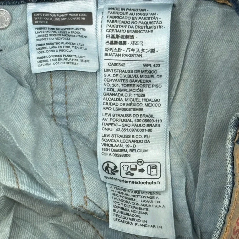 Levi's 511 Slim Fit Jeans Men's‎ 36X32 Blue Denim NWT Reclaimed Sustainable